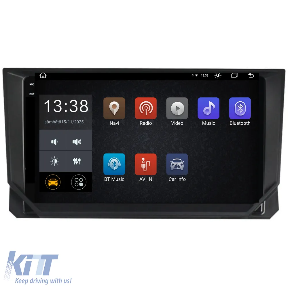 Dedicated Navigation suitable for Seat Ibiza (2017 - 2025), 2K, 4Gb RAM, 64Gb Storage, Android Auto, Carplay