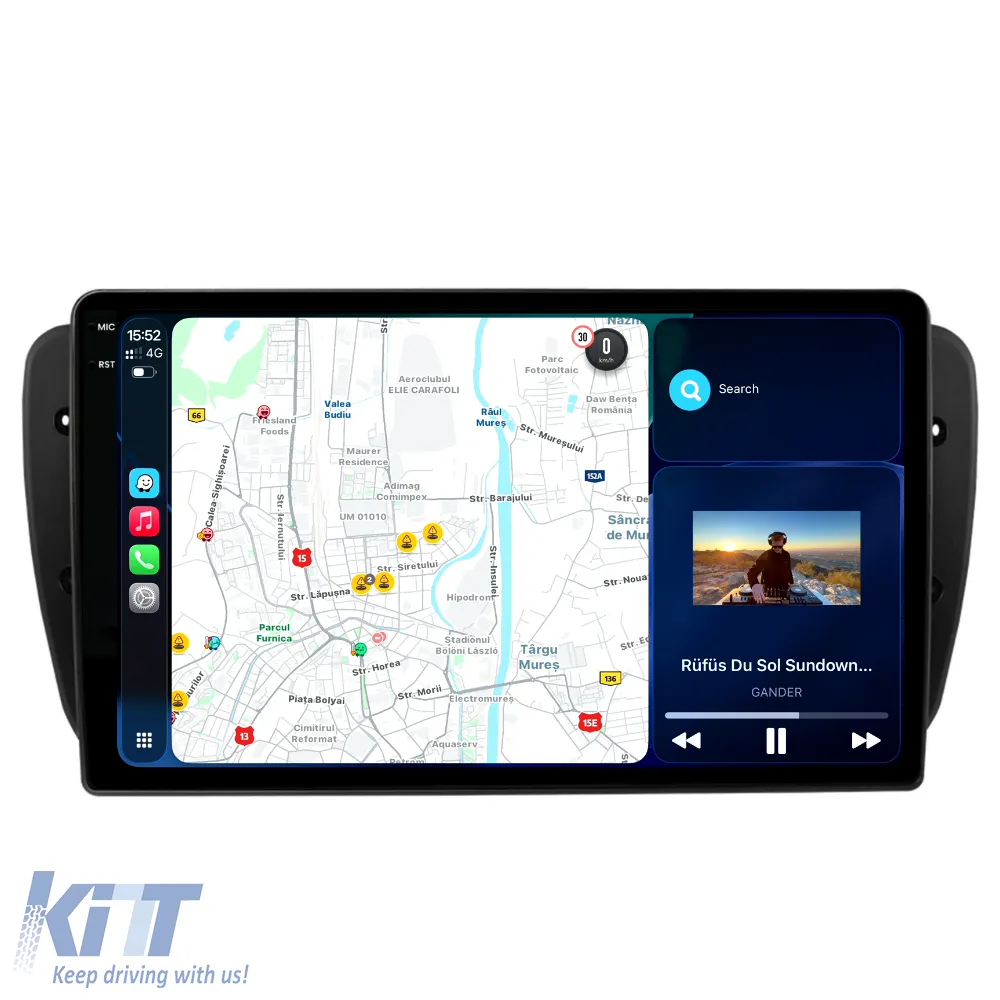 Dedicated Navigation suitable for Seat Ibiza (2017 - 2025), 2K, 4Gb RAM, 64Gb Storage, Android Auto, Carplay