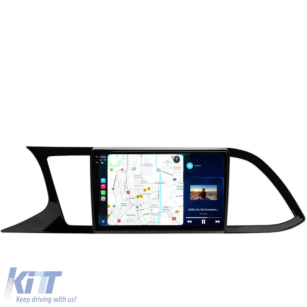 Dedicated Navigation suitable for Seat Leon (2013 - 2020), 2K, 4Gb RAM, 64Gb Storage, Android Auto, Carplay