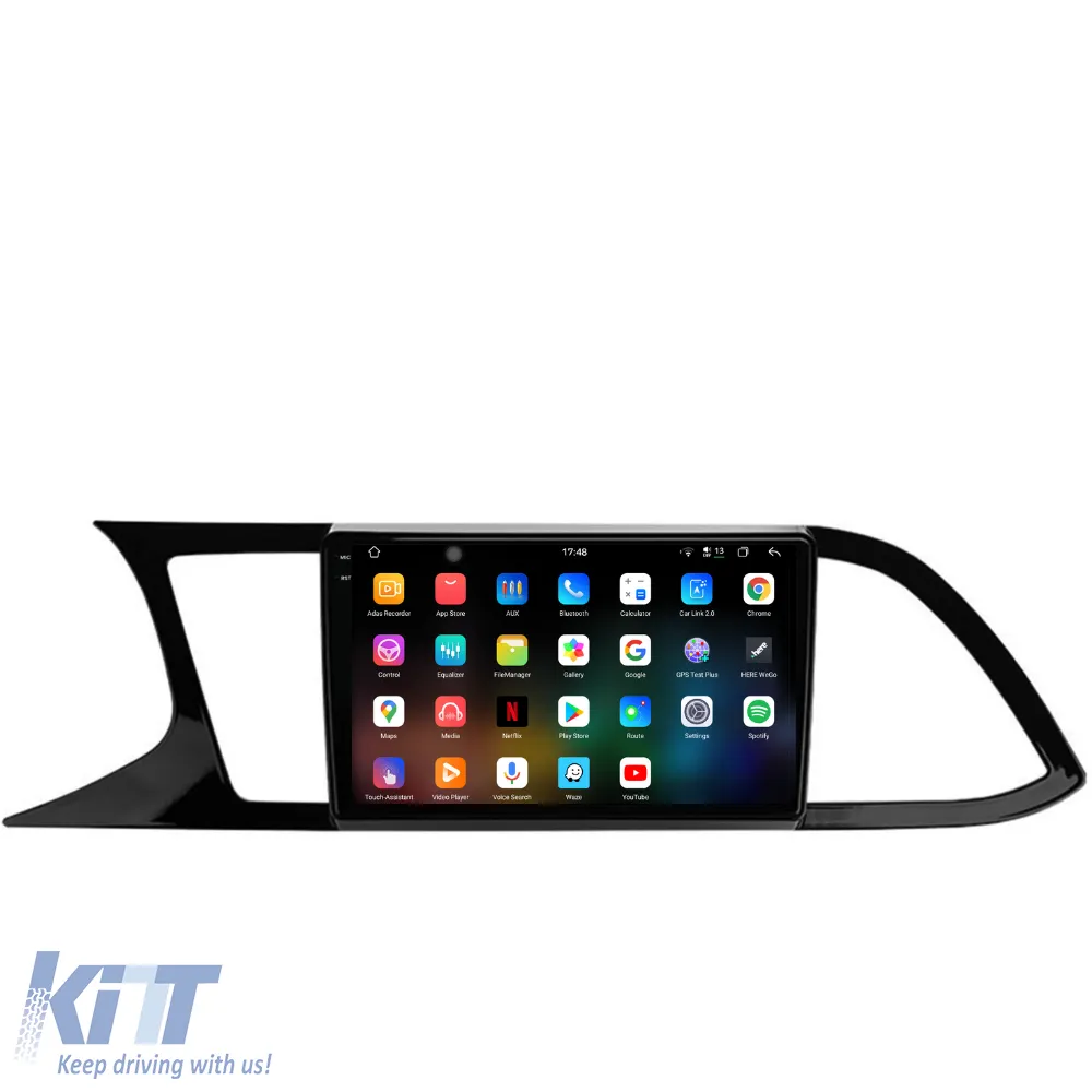 Dedicated Navigation suitable for Seat Leon (2013 - 2020), 2K, 12Gb RAM, 256Gb Storage, Android Auto, Carplay