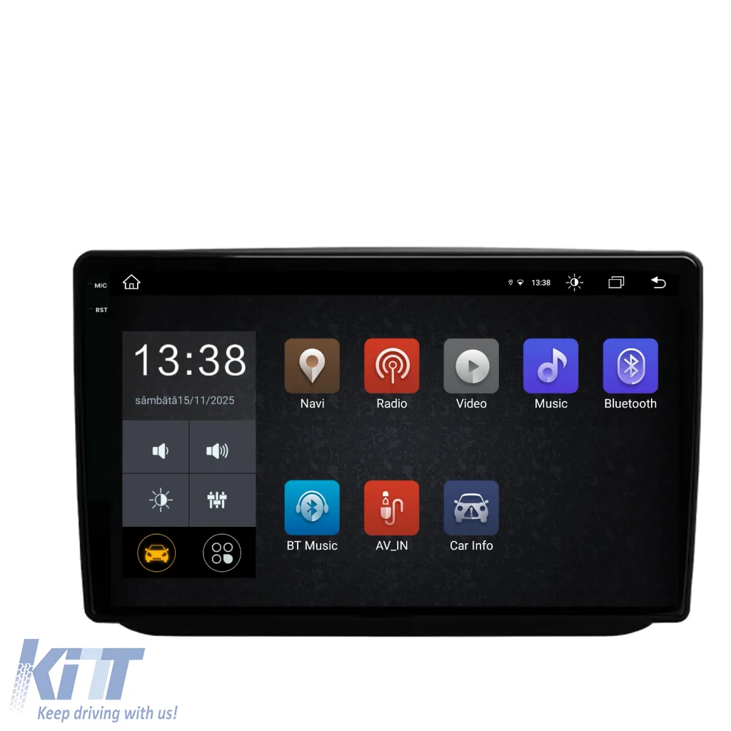 Dedicated Navigation suitable for Skoda Fabia (2007 - 2012), 2K, 4Gb RAM, 64Gb Storage, Android Auto, Carplay