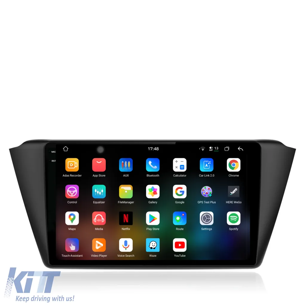 Dedicated Navigation suitable for Skoda Fabia (2014 - 2019), 2K, 12Gb RAM, 256Gb Storage, Android Auto, Carplay