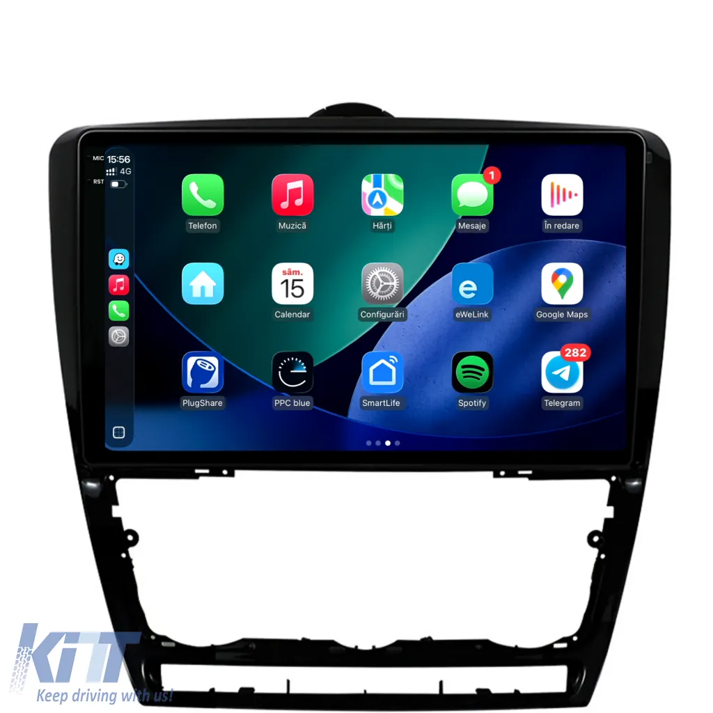 Dedicated Navigation suitable for Skoda Octavia 2 (2004 - 2013), 2K, 4Gb RAM, 64Gb Storage, Android Auto, Carplay
