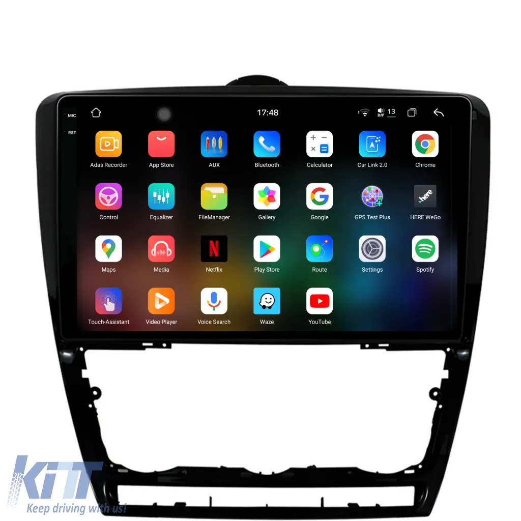 Dedicated Navigation suitable for Skoda Octavia 2 (2004 - 2013), 2K, 12Gb RAM, 256Gb Storage, Android Auto, Carplay