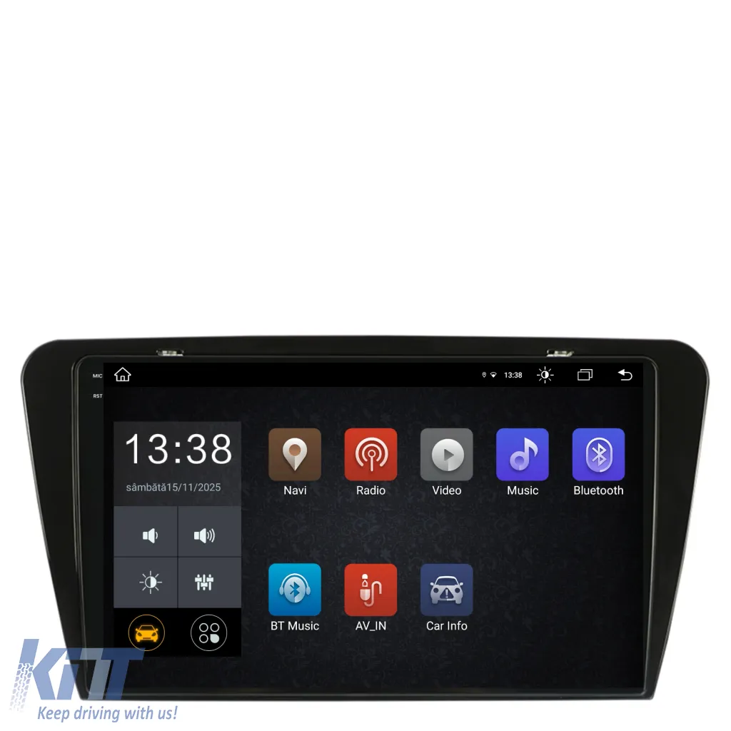 Dedicated Navigation suitable for Skoda Octavia 3 (2013 - 2018), 2K, 4Gb RAM, 64Gb Storage, Android Auto, Carplay