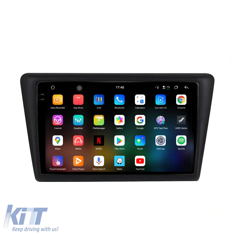 Dedicated Navigation suitable for Skoda Rapid (2013 - 2018), 2K, 12Gb RAM, 256Gb Storage, Android Auto, Carplay