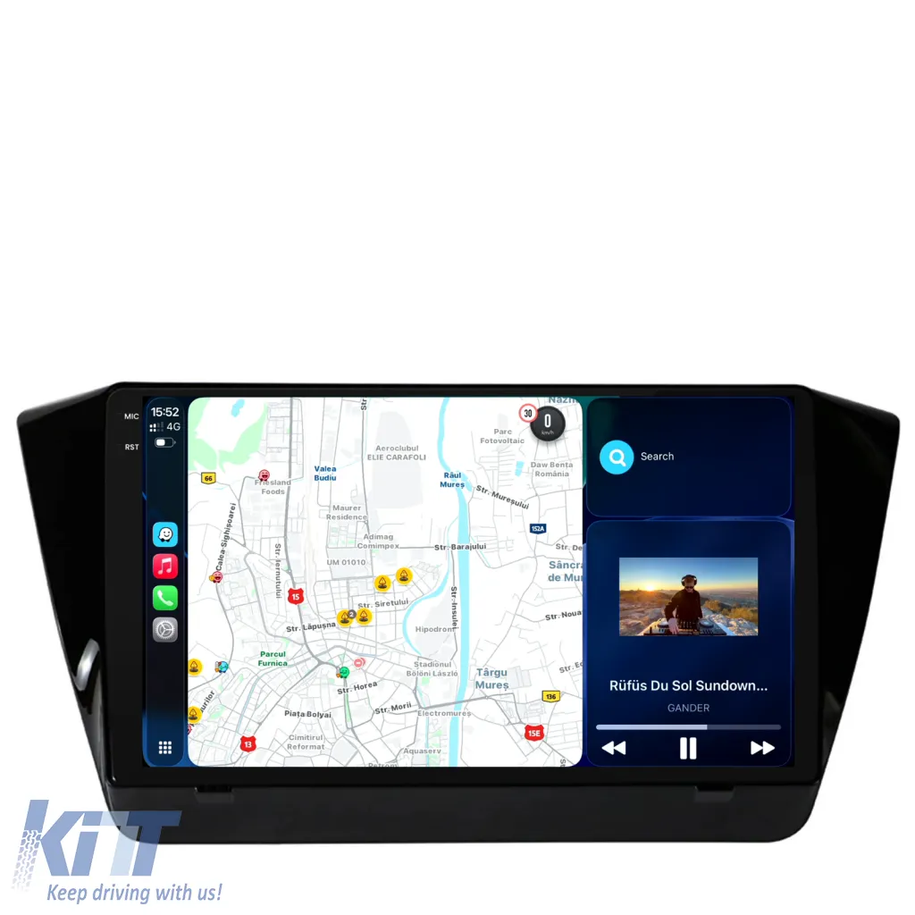 Dedicated Navigation suitable for Skoda Superb 3 (2015 - 2019), 2K, 8Gb RAM, 256Gb Storage, Android Auto, Carplay