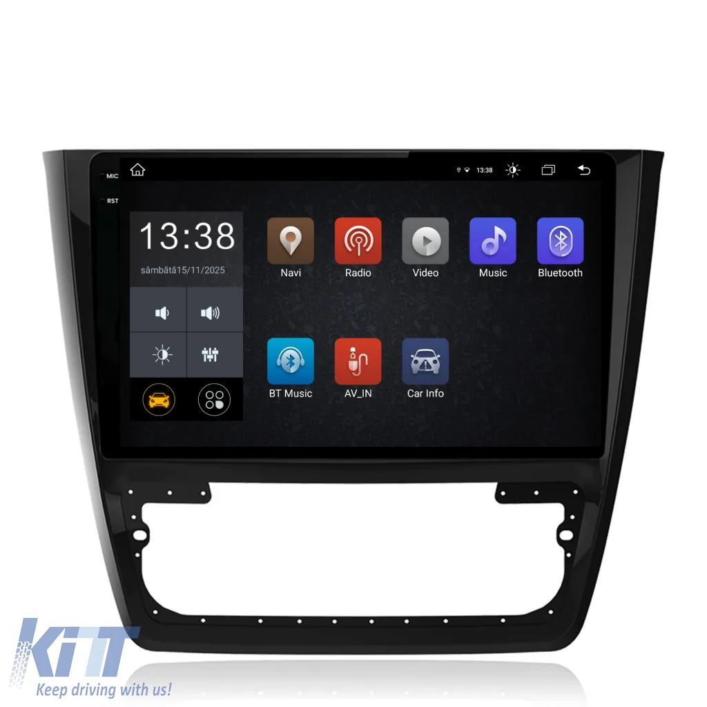 Dedicated Navigation suitable for Skoda Yeti (2009 - 2012), 2K, 4Gb RAM, 64Gb Storage, Android Auto, Carplay