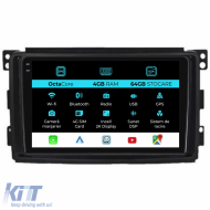 Dedicated Navigation suitable for Smart For Four (2005 - 2010), 2K, 4Gb RAM, 64Gb Storage, Android Auto, Carplay