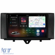 Dedicated Navigation suitable for Smart For Four (2010 - 2015), 2K, 12Gb RAM, 256Gb Storage, Android Auto, Carplay