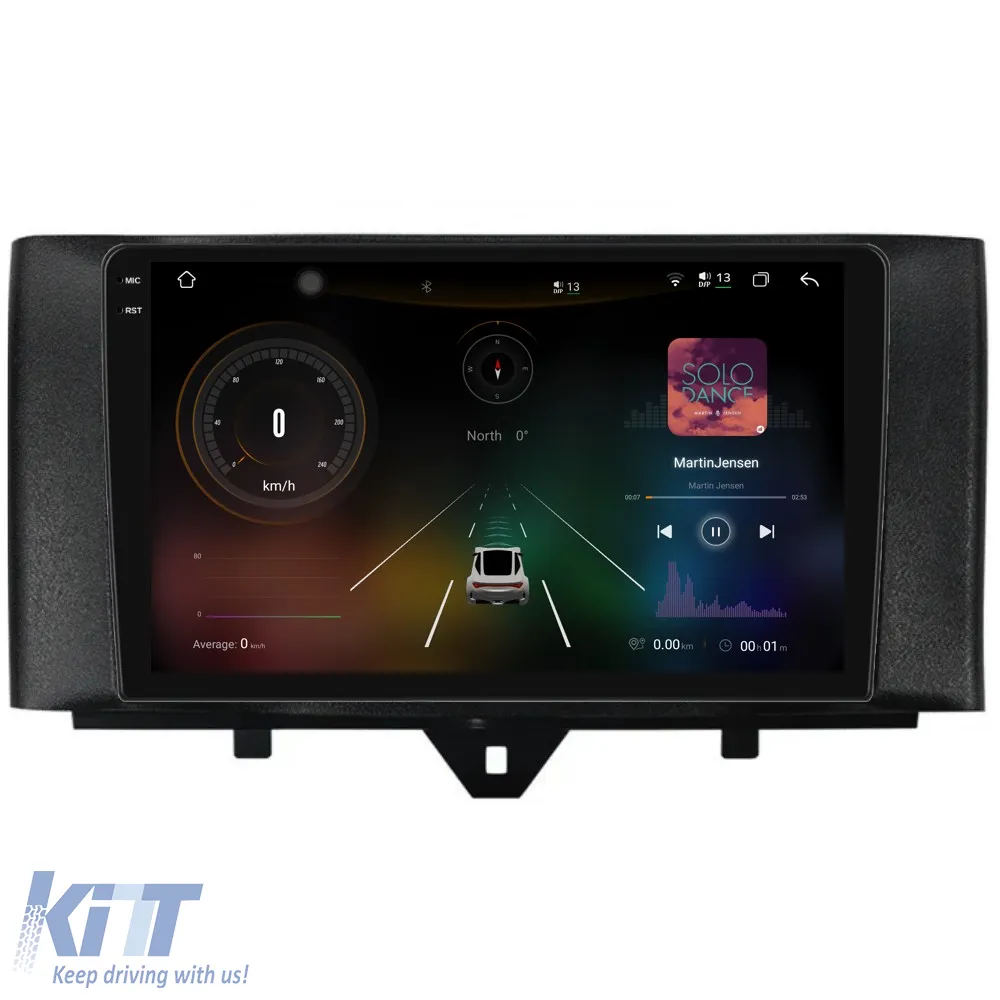 Dedicated Navigation suitable for Smart For Four (2010 - 2015), 2K, 12Gb RAM, 256Gb Storage, Android Auto, Carplay