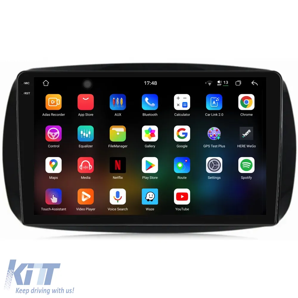 Dedicated Navigation suitable for Smart For Four (2016 - 2021), 2K, 12Gb RAM, 256Gb Storage, Android Auto, Carplay