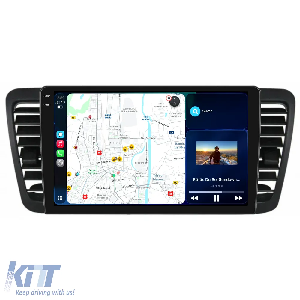 Dedicated Navigation suitable for Subaru Legacy Outback (2004-2009), 2K, 12Gb RAM, 256Gb Storage, Android Auto, Carplay
