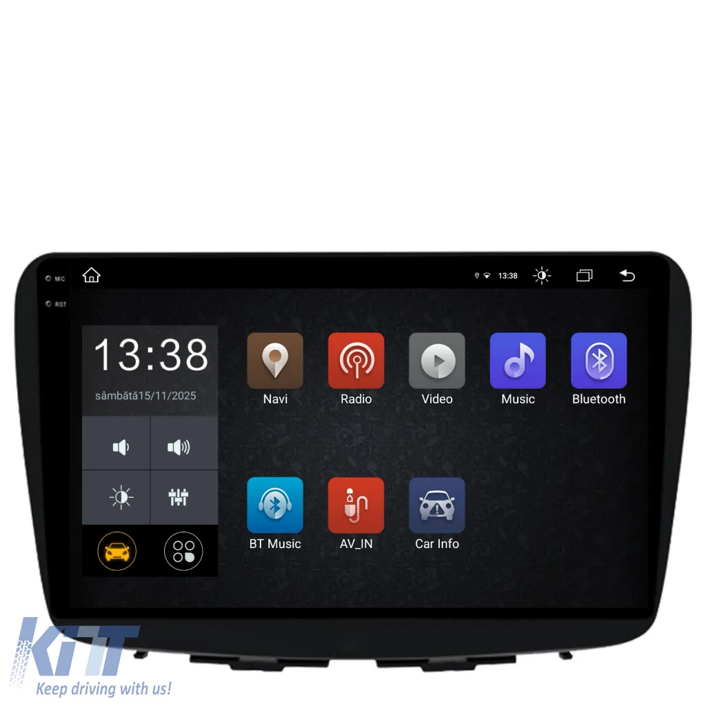 Dedicated Navigation suitable for Suzuki Balneo (2015 - 2025), 2K, 4Gb RAM, 64Gb Storage, Android Auto, Carplay
