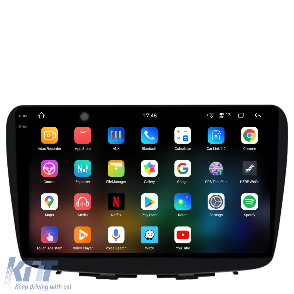 Dedicated Navigation suitable for Suzuki Balneo (2015 - 2025), 2K, 12Gb RAM, 256Gb Storage, Android Auto, Carplay