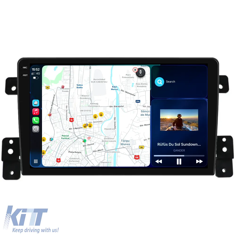 Dedicated Navigation suitable for Suzuki Grand Vitara (2005 - 2015), 2K, 4Gb RAM, 64Gb Storage, Android Auto, Carplay