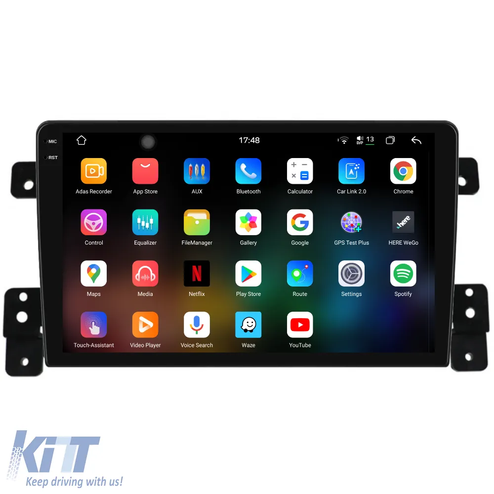 Dedicated Navigation suitable for Suzuki Grand Vitara (2005 - 2015), 2K, 12Gb RAM, 256Gb Storage, Android Auto, Carplay