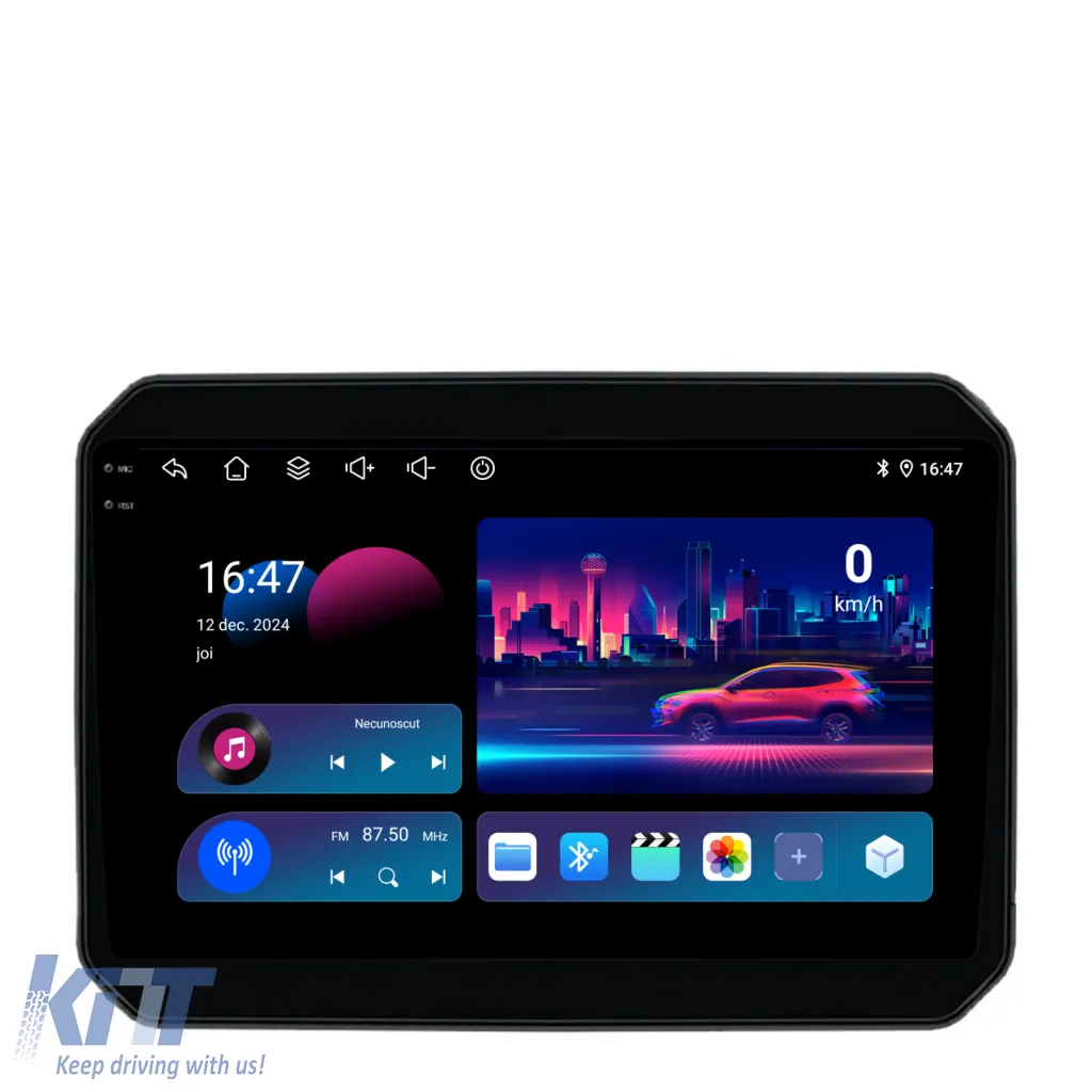 Dedicated Navigation suitable for Suzuki Ignis (2016 - 2025), 9 Inch, 2Gb Ram, 32Gb Storage, Android Auto, Carplay