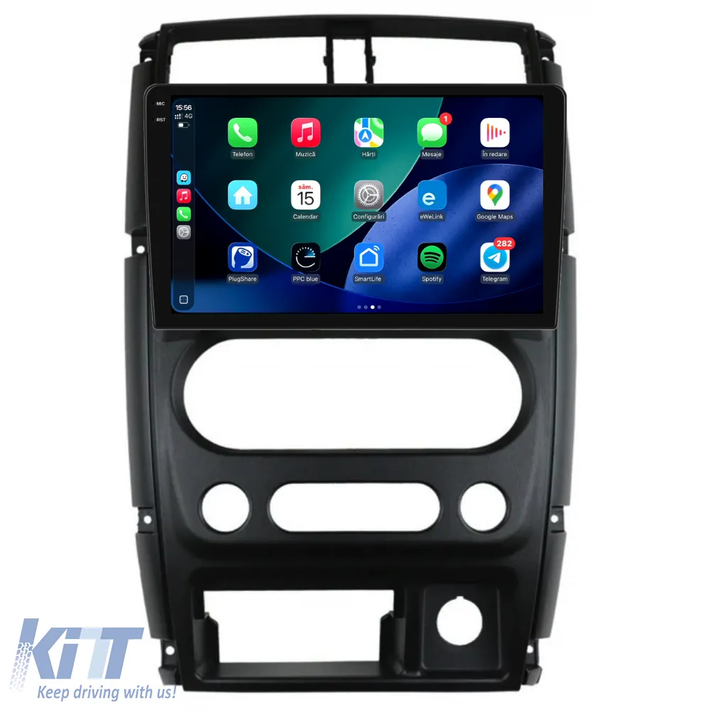 Dedicated Navigation suitable for Suzuki Jimny 3 (2005 - 2019), 9 Inch, 6Gb Ram, 128Gb Storage, Android Auto, Carplay