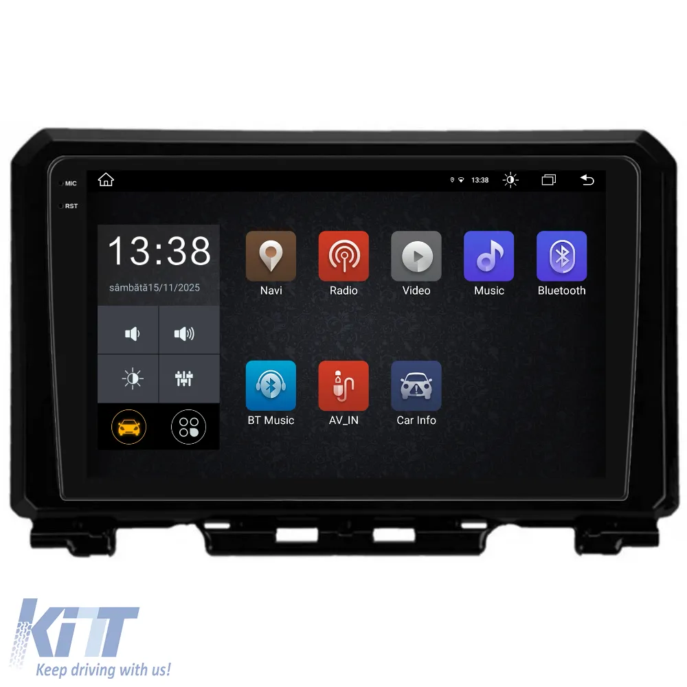 Dedicated Navigation suitable for Suzuki Jimny (2019 - 2023), 9 Inch, 8Gb Ram, 256Gb Storage, Android Auto, Carplay