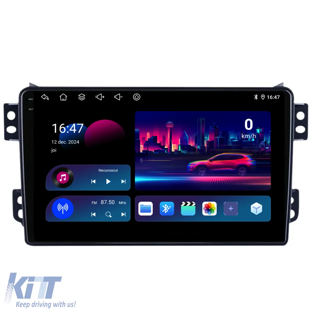 Dedicated Navigation suitable for Suzuki Splash (2008-2014), 9 Inch, 2Gb Ram, 32Gb Storage, Android Auto, Carplay