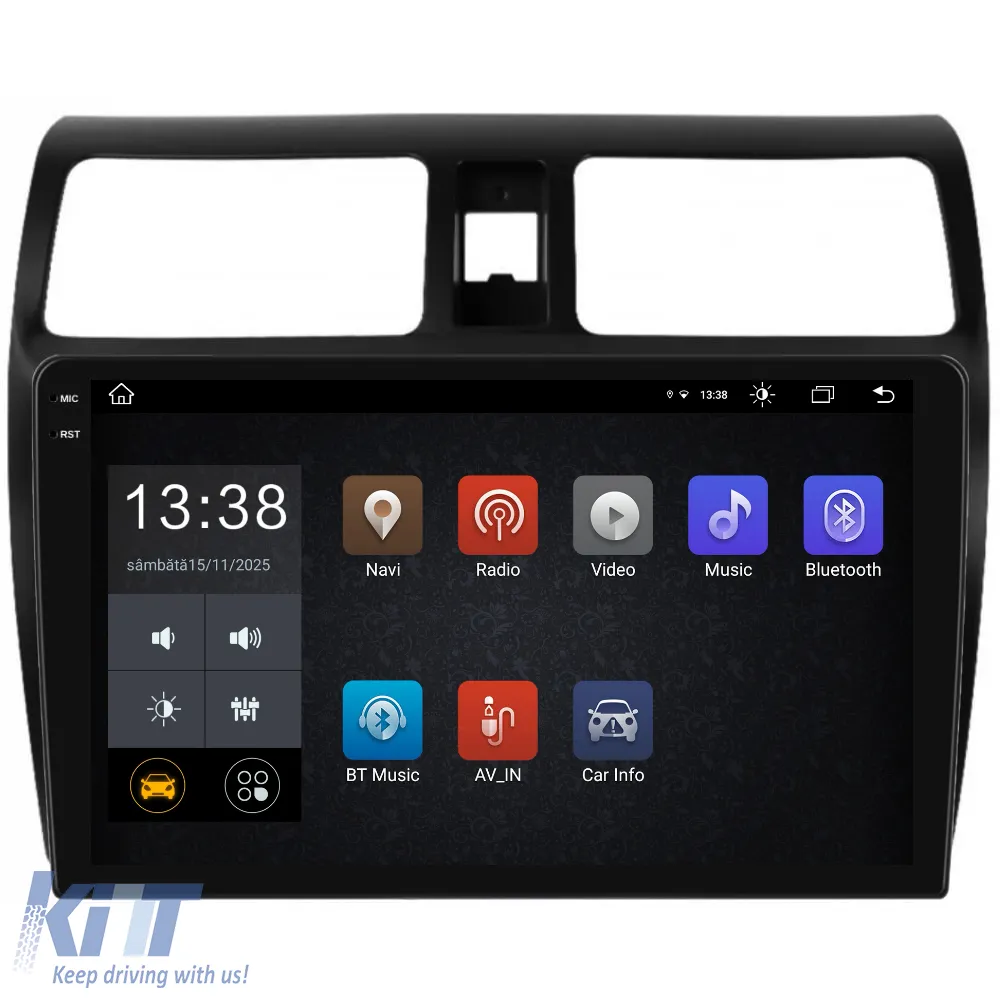 Dedicated Navigation suitable for Suzuki Swift (2003 - 2010), 2K, 4Gb RAM, 64Gb Storage, Android Auto, Carplay