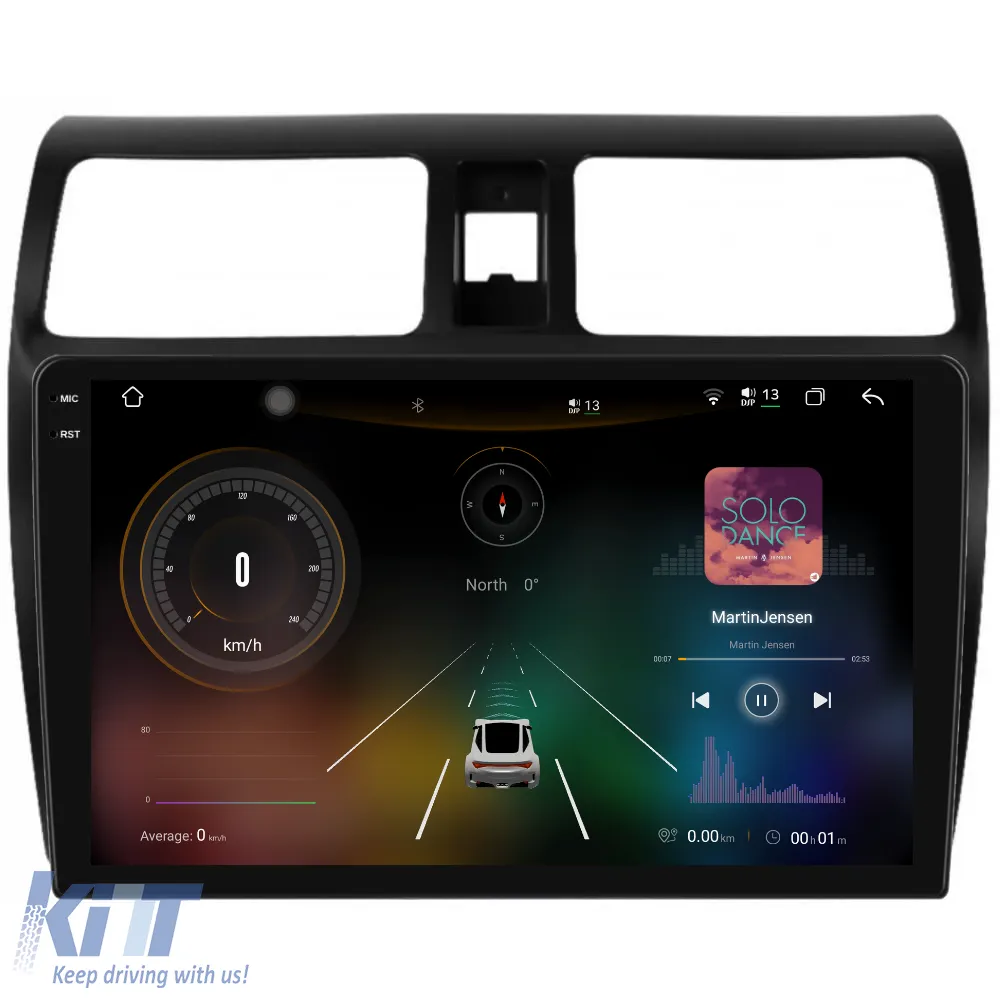 Dedicated Navigation suitable for Suzuki Swift (2003 - 2010), 2K, 12Gb RAM, 256Gb Storage, Android Auto, Carplay