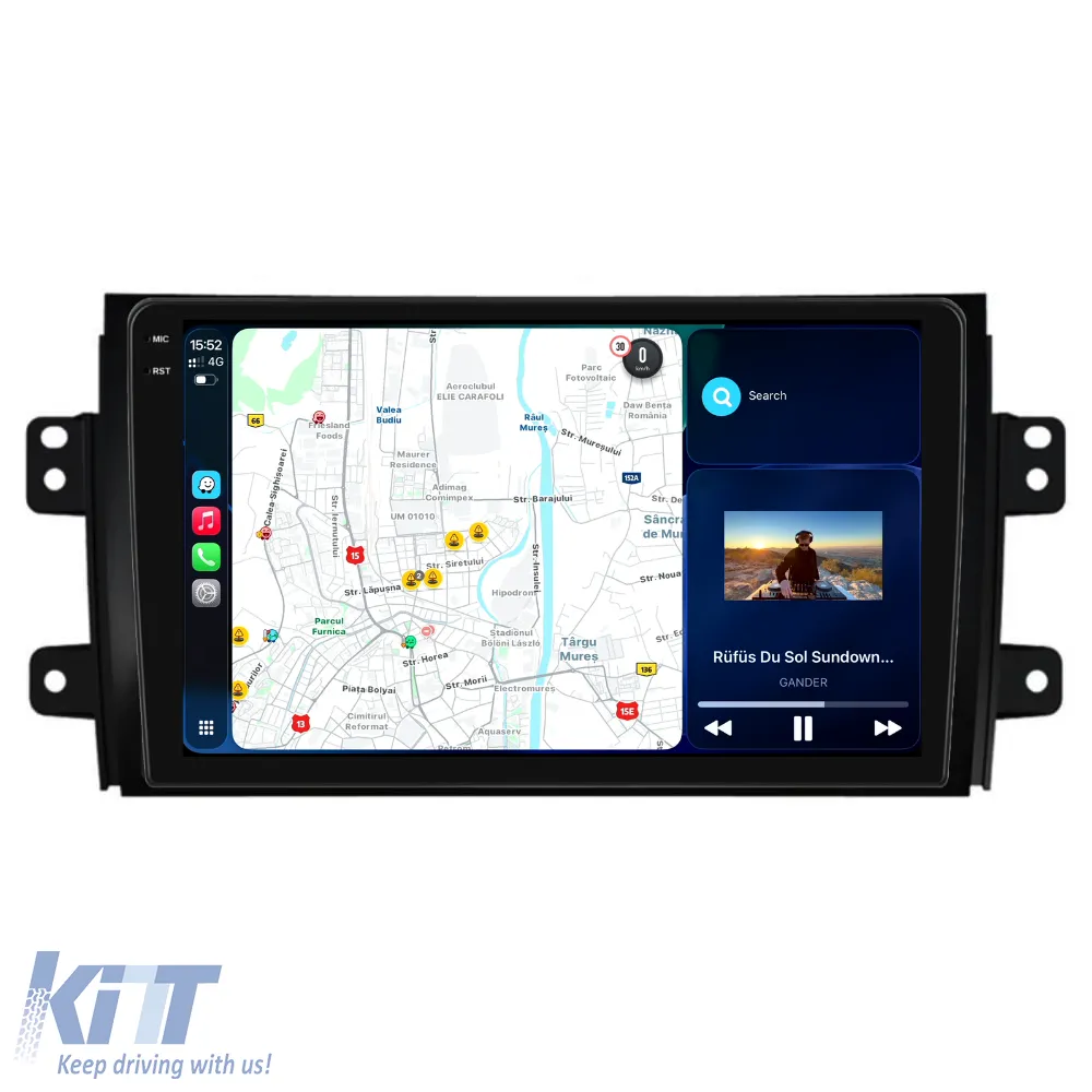 Dedicated Navigation suitable for Suzuki SX4 (2006 - 2014), 9 Inch, 2Gb RAM, 32Gb Storage, Android Auto, Carplay
