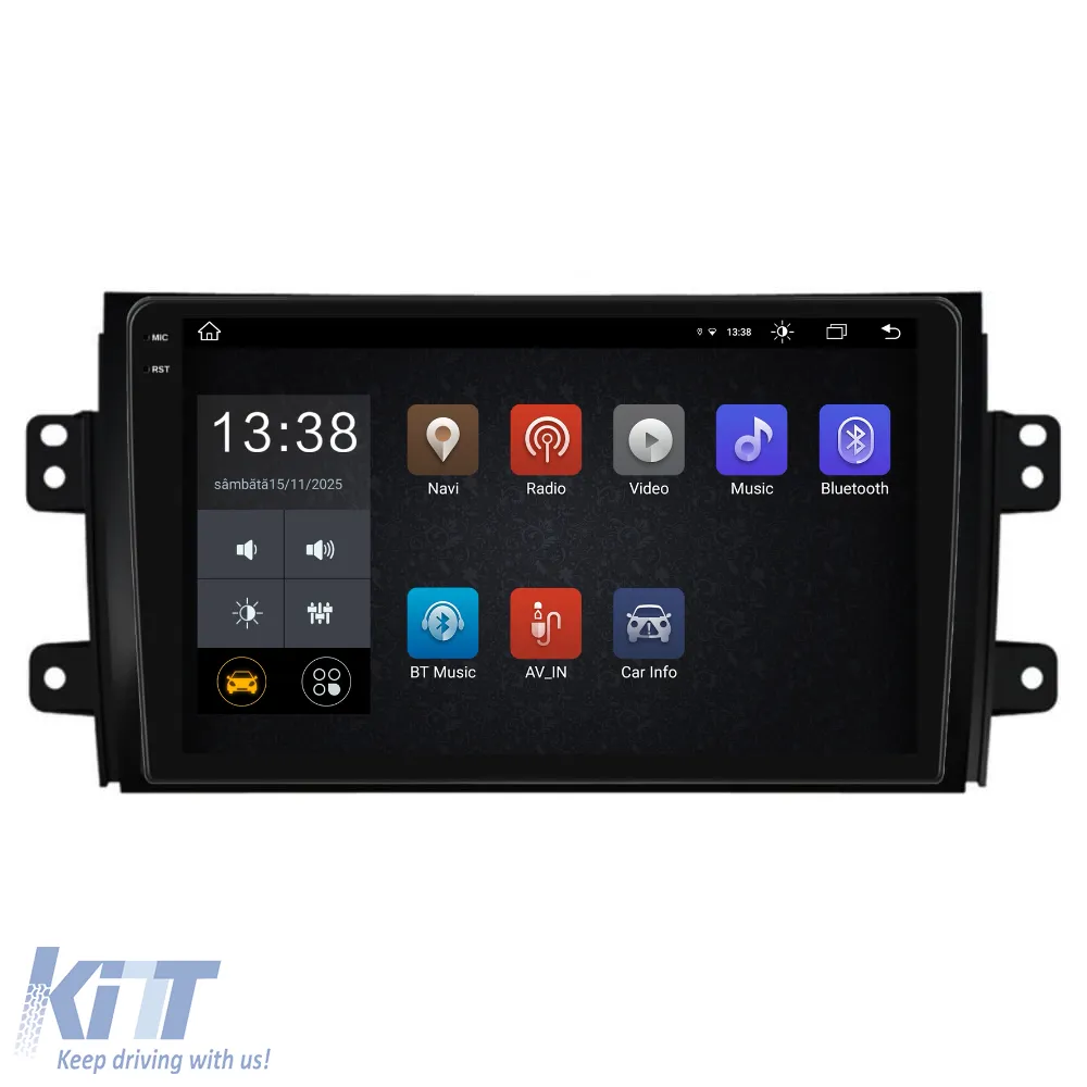 Dedicated Navigation suitable for Suzuki SX4 (2006 - 2014), 9 Inch, 8Gb Ram, 256Gb Storage, Android Auto, Carplay