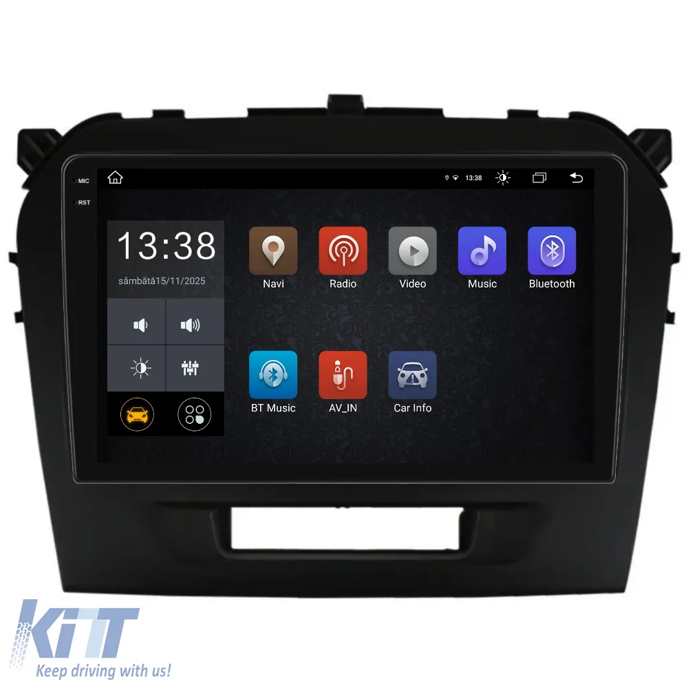Dedicated Navigation suitable for Suzuki Vitara (2014-2019), 2K, 4Gb RAM, 64Gb Storage, Android Auto, Carplay