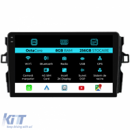 Dedicated Navigation suitable for Toyota Auris (2006 - 2012), 2K, 8Gb RAM, 256Gb Storage, Android Auto, Carplay