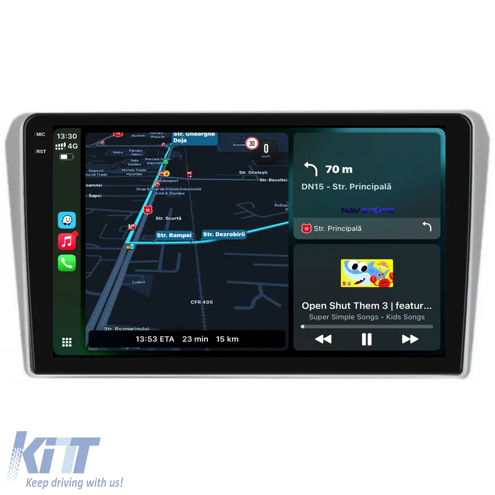 Dedicated Navigation suitable for Toyota Avensis (2002 - 2008), 2K, 4Gb RAM, 64Gb Storage, Android Auto, Carplay