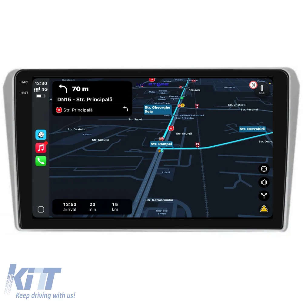 Dedicated Navigation suitable for Toyota Avensis (2002 - 2008), 2K, 8Gb RAM, 256Gb Storage, Android Auto, Carplay