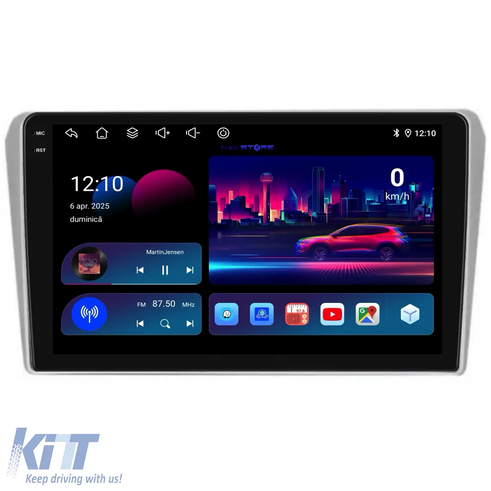 Dedicated Navigation suitable for Toyota Avensis (2002 - 2008), 2K, 8Gb RAM, 256Gb Storage, Android Auto, Carplay