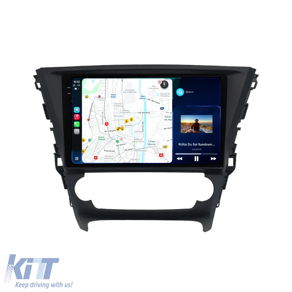 Dedicated Navigation suitable for Toyota Avensis (2008 - 2015), 2K, 8Gb RAM, 256Gb Storage, Android Auto, Carplay