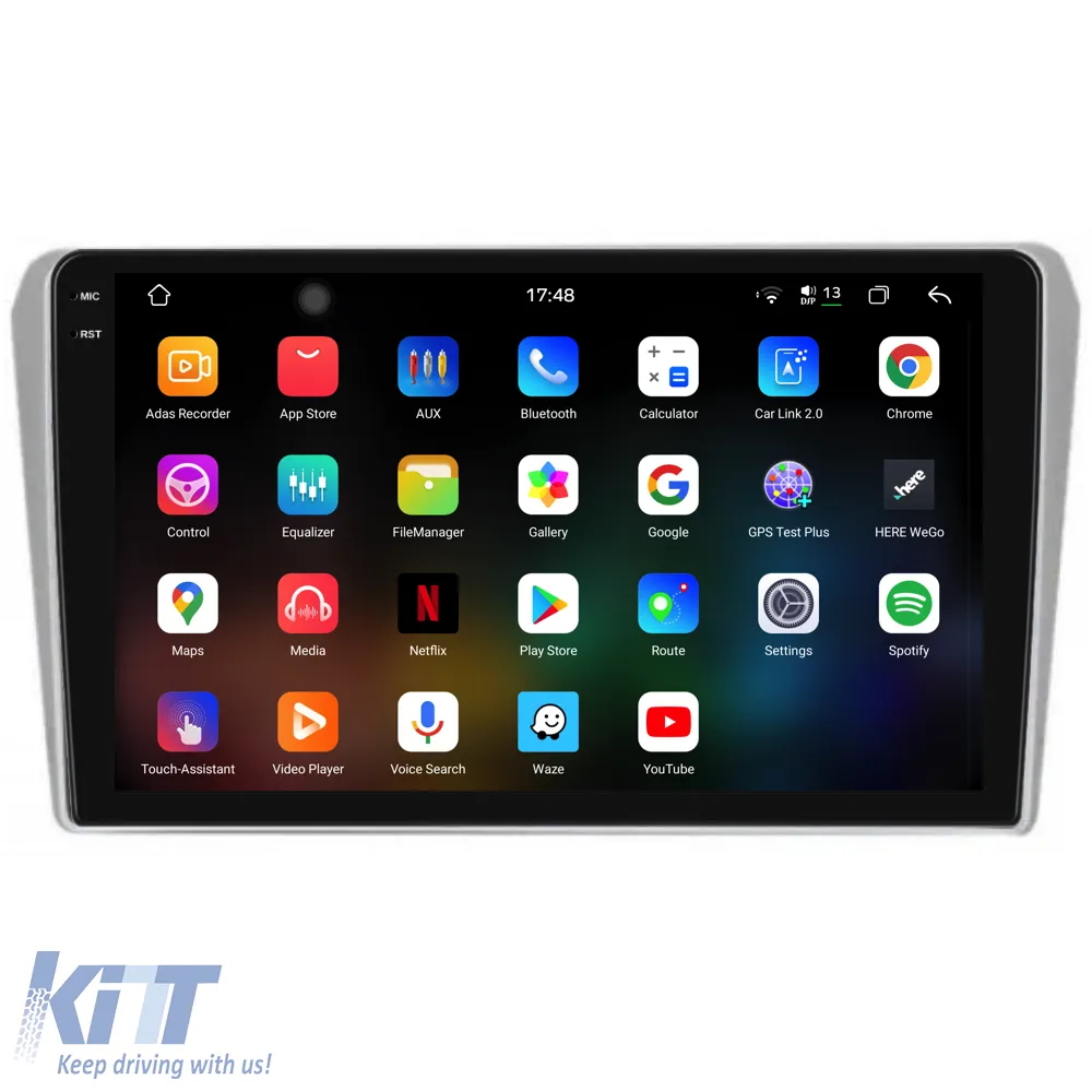 Dedicated Navigation suitable for Toyota Avensis (2002 - 2008), 2K, 12GB RAM, 256GB Storage, Android Auto, Carplay