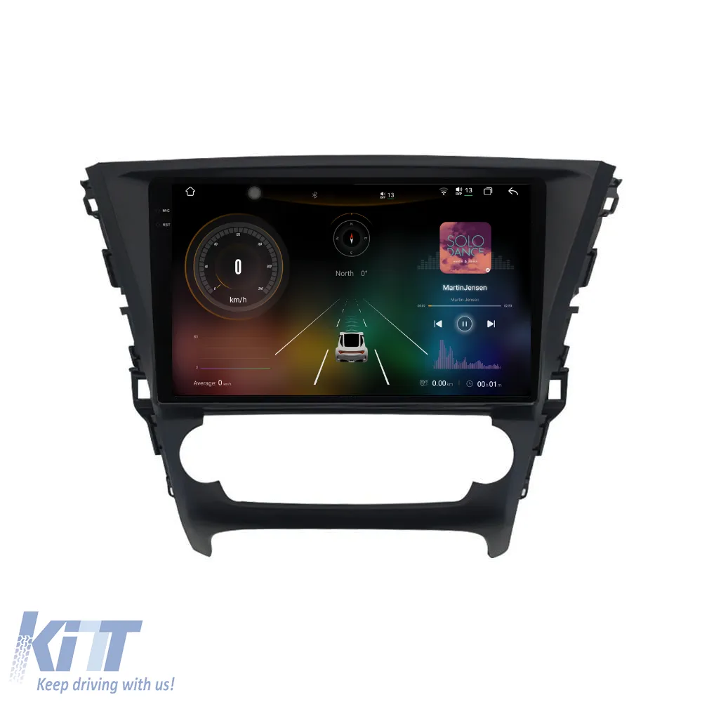 Dedicated Navigation suitable for Toyota Avensis (2008 - 2015), 2K, 12GB RAM, 256GB Storage, Android Auto, Carplay