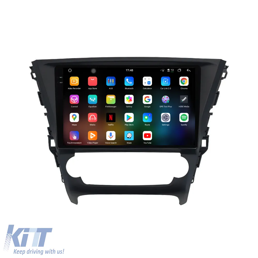 Dedicated Navigation suitable for Toyota Avensis (2008 - 2015), 2K, 12GB RAM, 256GB Storage, Android Auto, Carplay