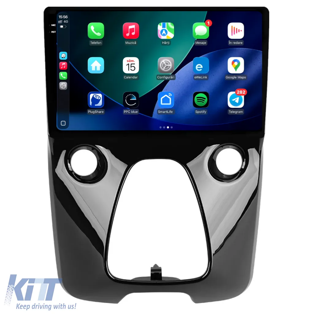 Dedicated Navigation suitable for Toyota Aygo (2014 - 2022), 9 Inch, 6Gb Ram, 128Gb Storage, Android Auto, Carplay