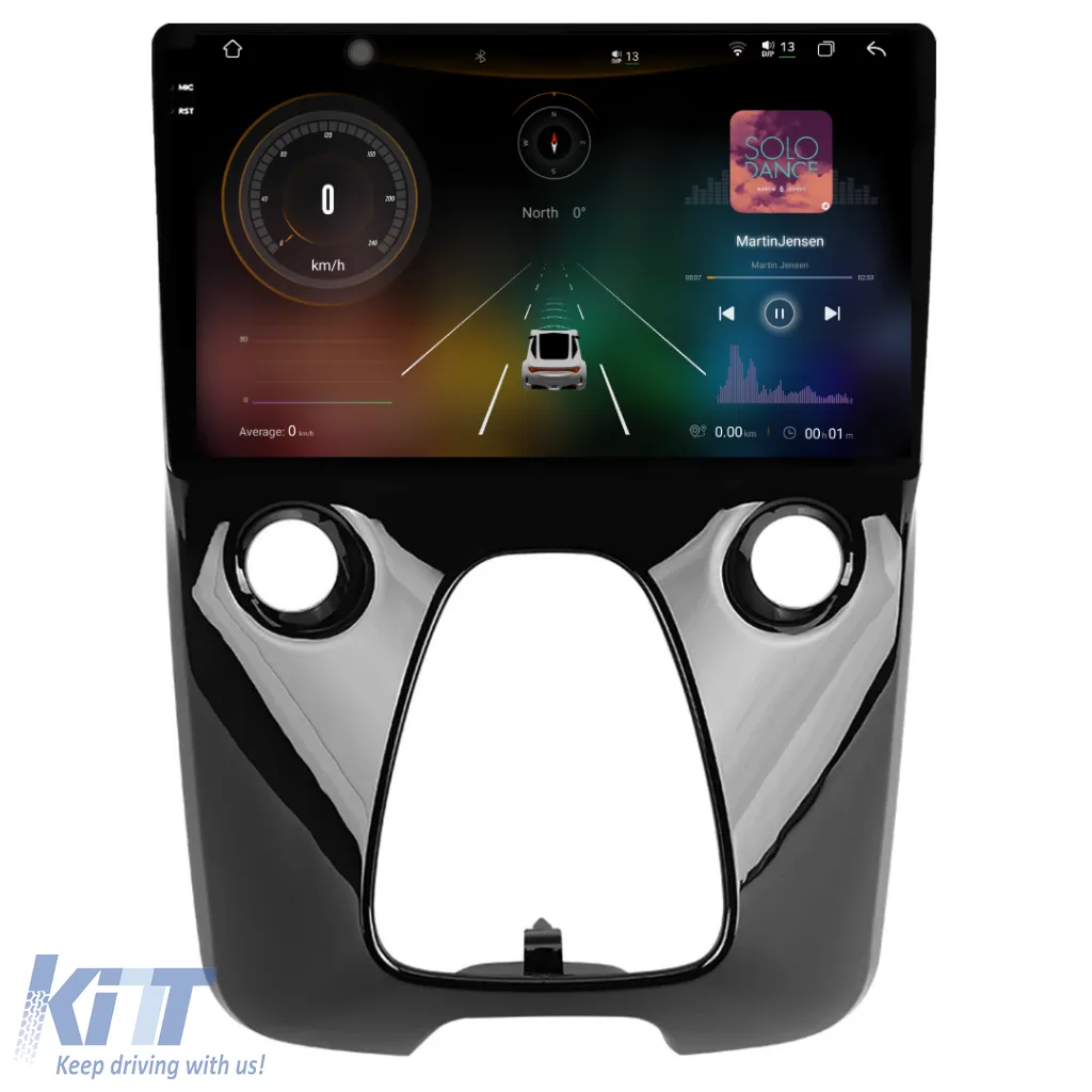 Dedicated Navigation suitable for Toyota Aygo (2014 - 2022), 2K, 12Gb RAM, 256Gb Storage, Android Auto, Carplay
