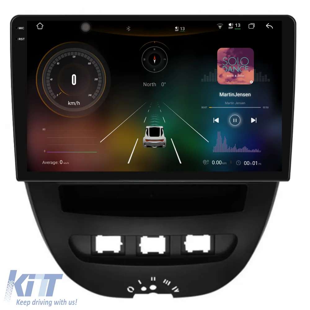 Dedicated Navigation suitable for Toyota Aygo (2005 - 2014), 2K, 12Gb RAM, 256Gb Storage, Android Auto, Carplay