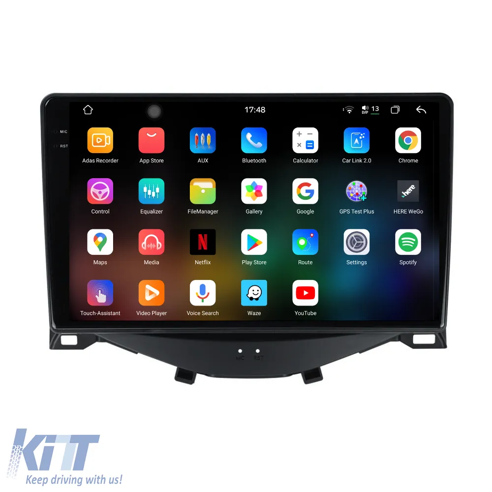 Dedicated Navigation suitable for Toyota Aygo (2014 - 2022), 2K, 12Gb RAM, 256Gb Storage, Android Auto, Carplay