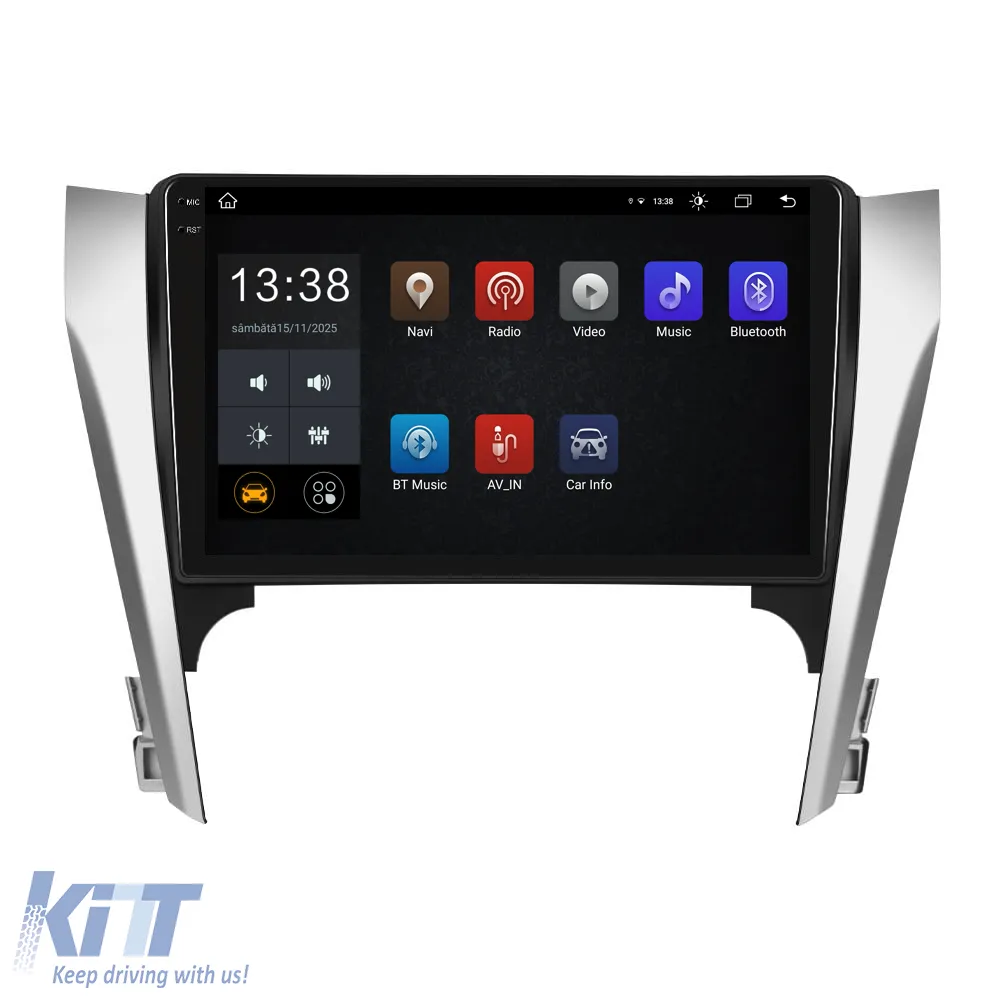 Dedicated Navigation suitable for Toyota Camry (2012 - 2014), 2K, 4Gb RAM, 64Gb Storage, Android Auto, Carplay