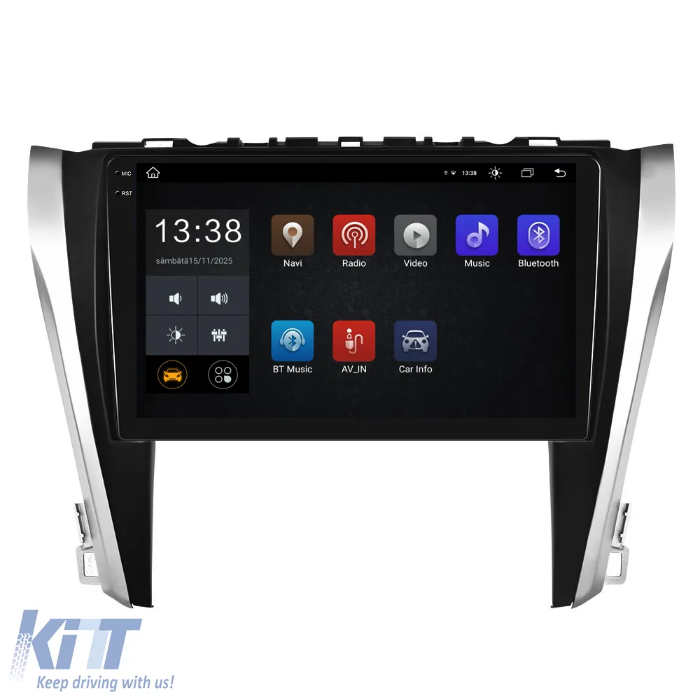 Dedicated Navigation suitable for Toyota Camry (2015 - 2017), 2K, 4Gb RAM, 64Gb Storage, Android Auto, Carplay