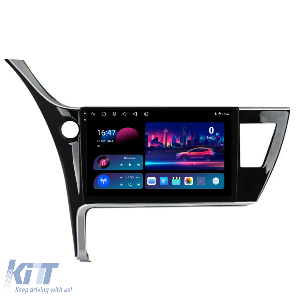 Dedicated Navigation suitable for Toyota Corolla (2013 - 2019), 10 Inch, 4Gb Ram, 64Gb Storage, Android Auto, Carplay