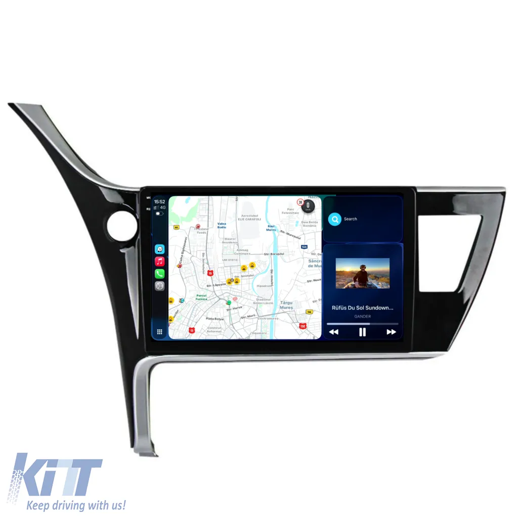 Dedicated Navigation suitable for Toyota Corolla (2013 - 2019), 10 Inch, 8Gb Ram, 256Gb Storage, Android Auto, Carplay