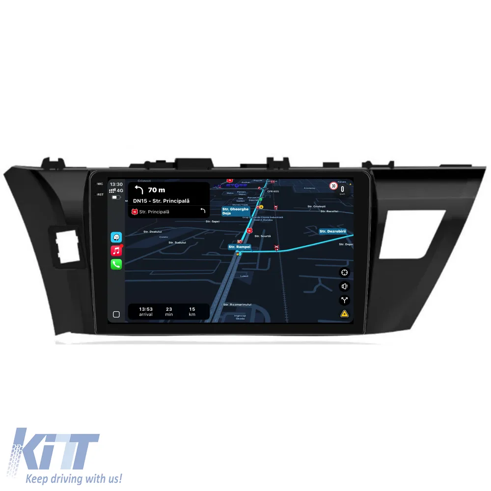 Dedicated Navigation suitable for Toyota Corolla (2013 - 2019), 2K, 8Gb RAM, 256Gb Storage, Android Auto, Carplay
