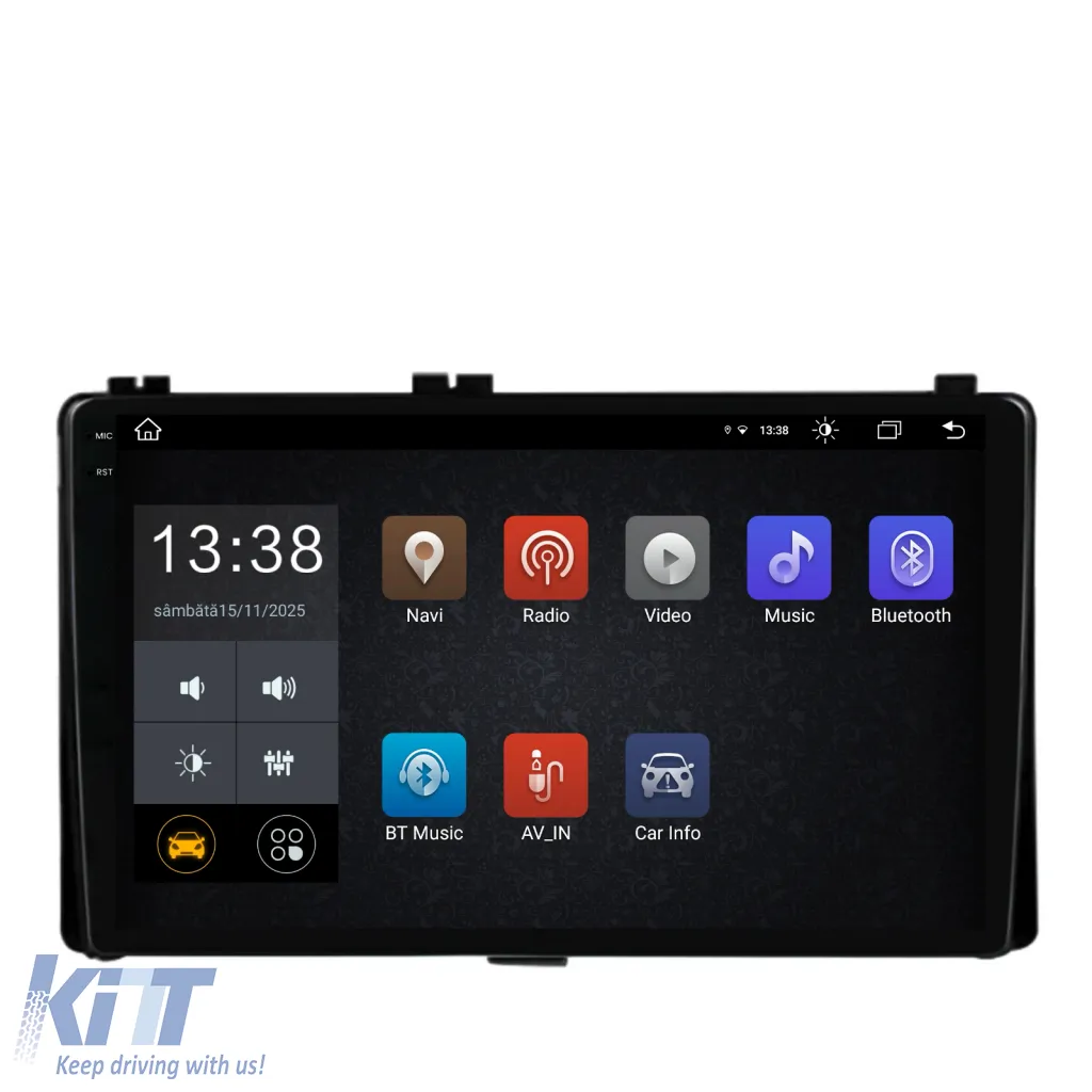 Dedicated Navigation suitable for Toyota Corolla (2013 - 2019), 2K, 8Gb RAM, 256Gb Storage, Android Auto, Carplay