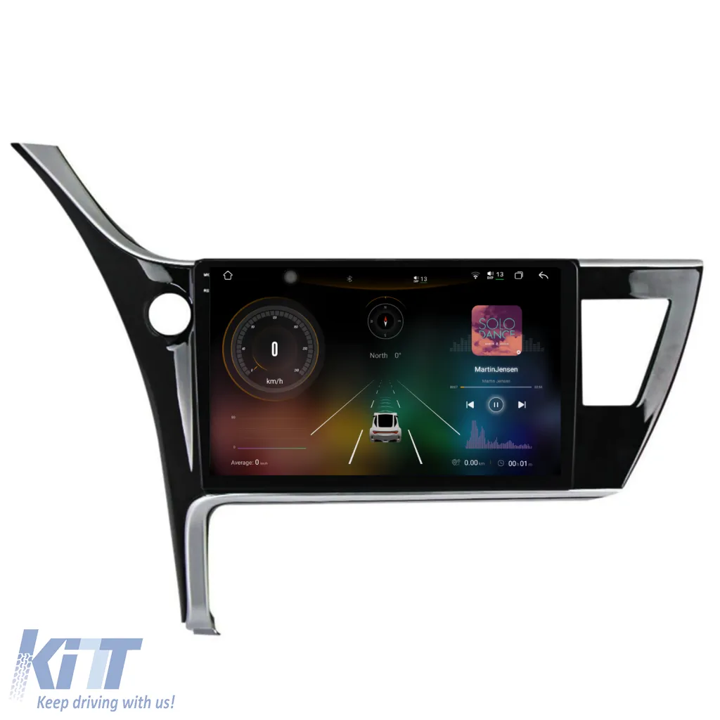 Dedicated Navigation suitable for Toyota Corolla (2013 - 2019), 2K, 12Gb RAM, 256Gb Storage, Android Auto, Carplay