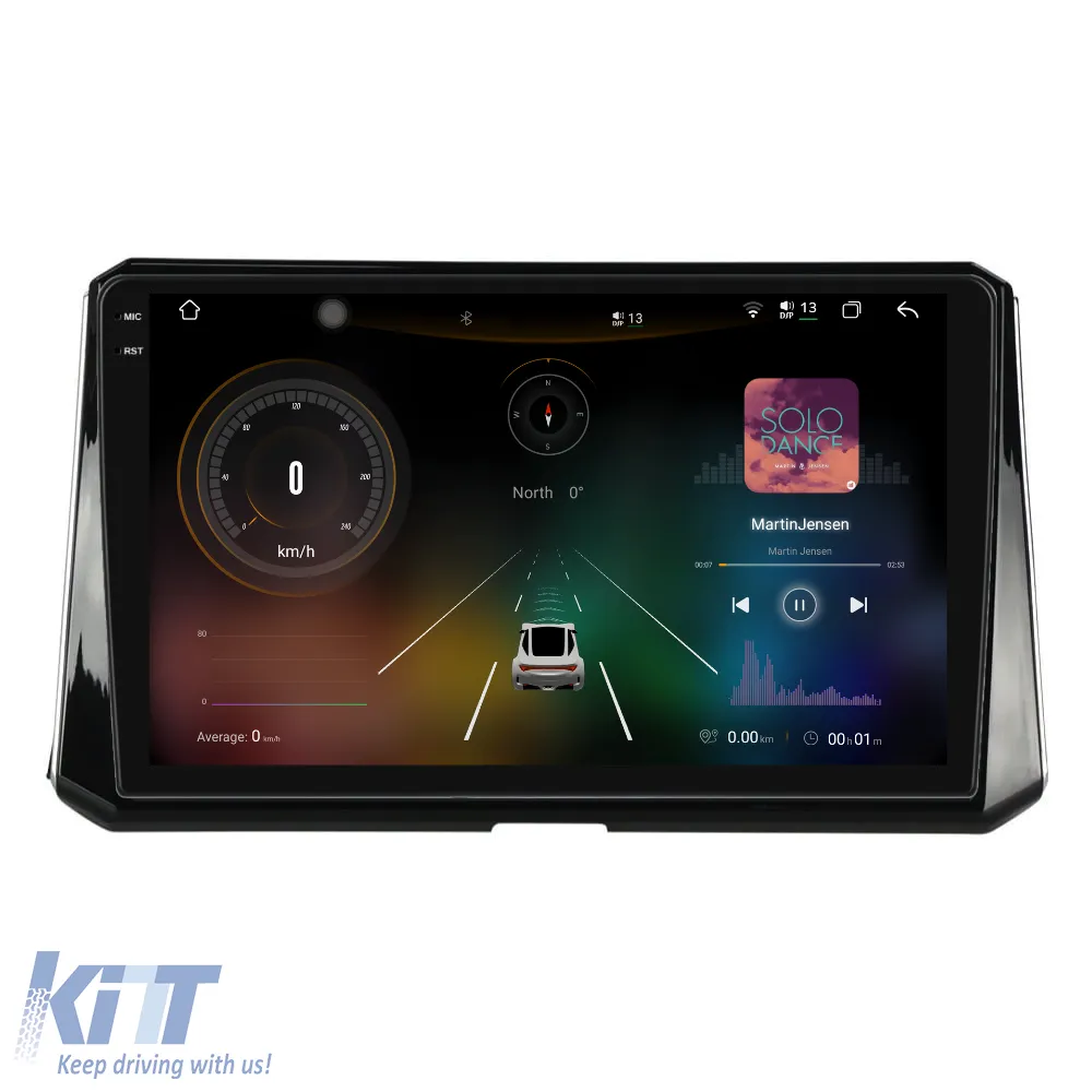Dedicated Navigation suitable for Toyota Corolla (2013 - 2019), 2K, 12Gb RAM, 256Gb Storage, Android Auto, Carplay